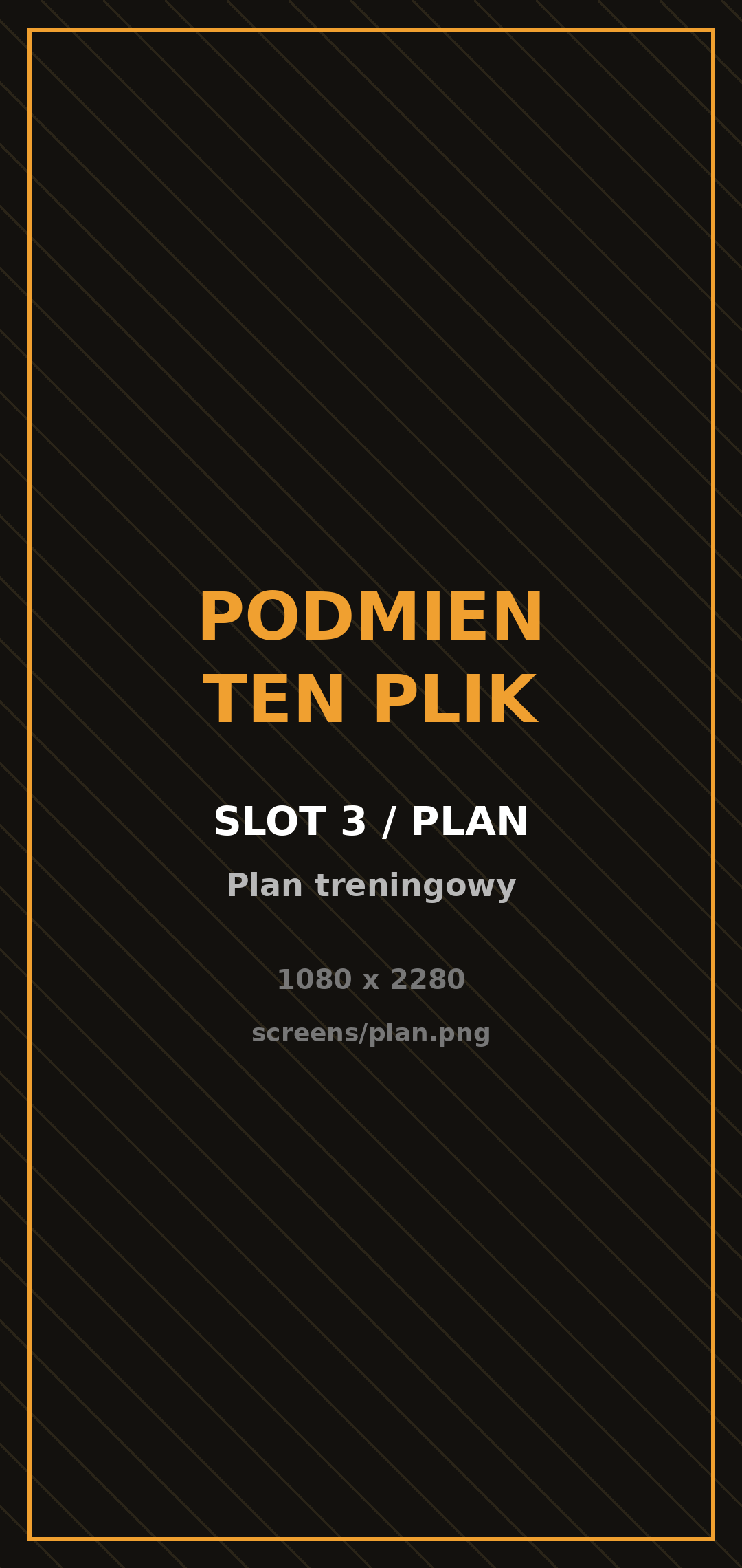 Pantalla de SyzUp con el plan de entrenamiento del día